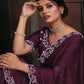 Georgette Silk saree