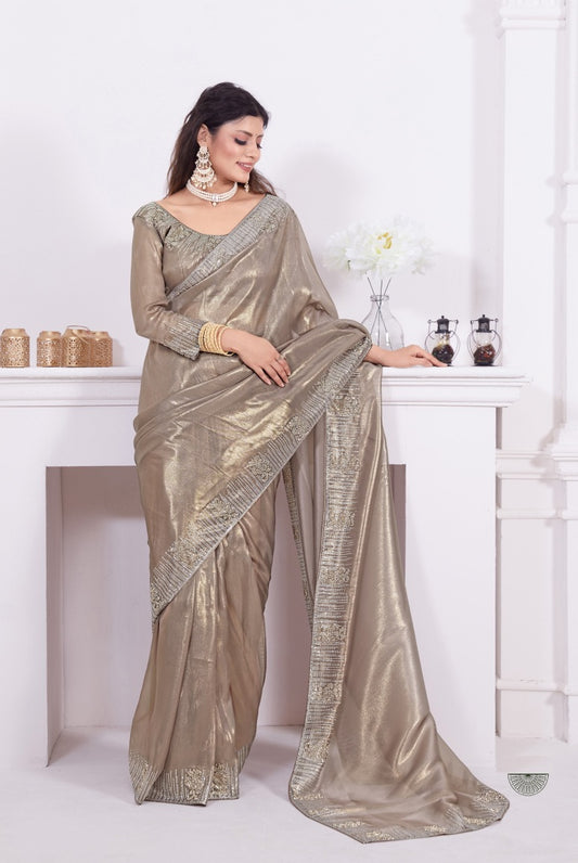 Georgette Silk Saree