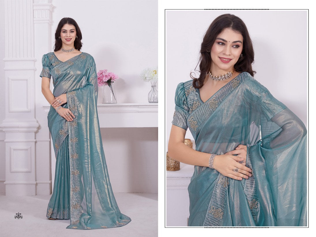 Georgette Silk Saree