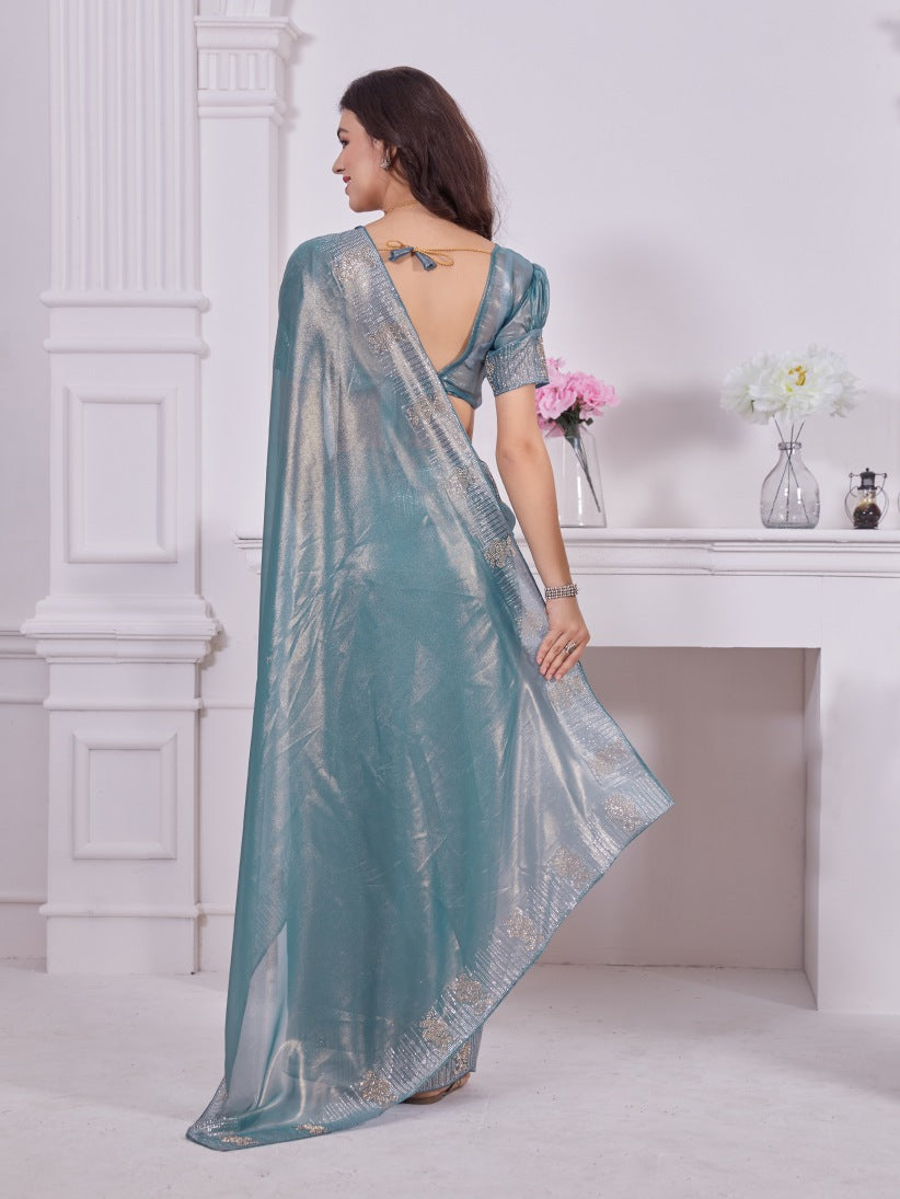 Georgette Silk Saree