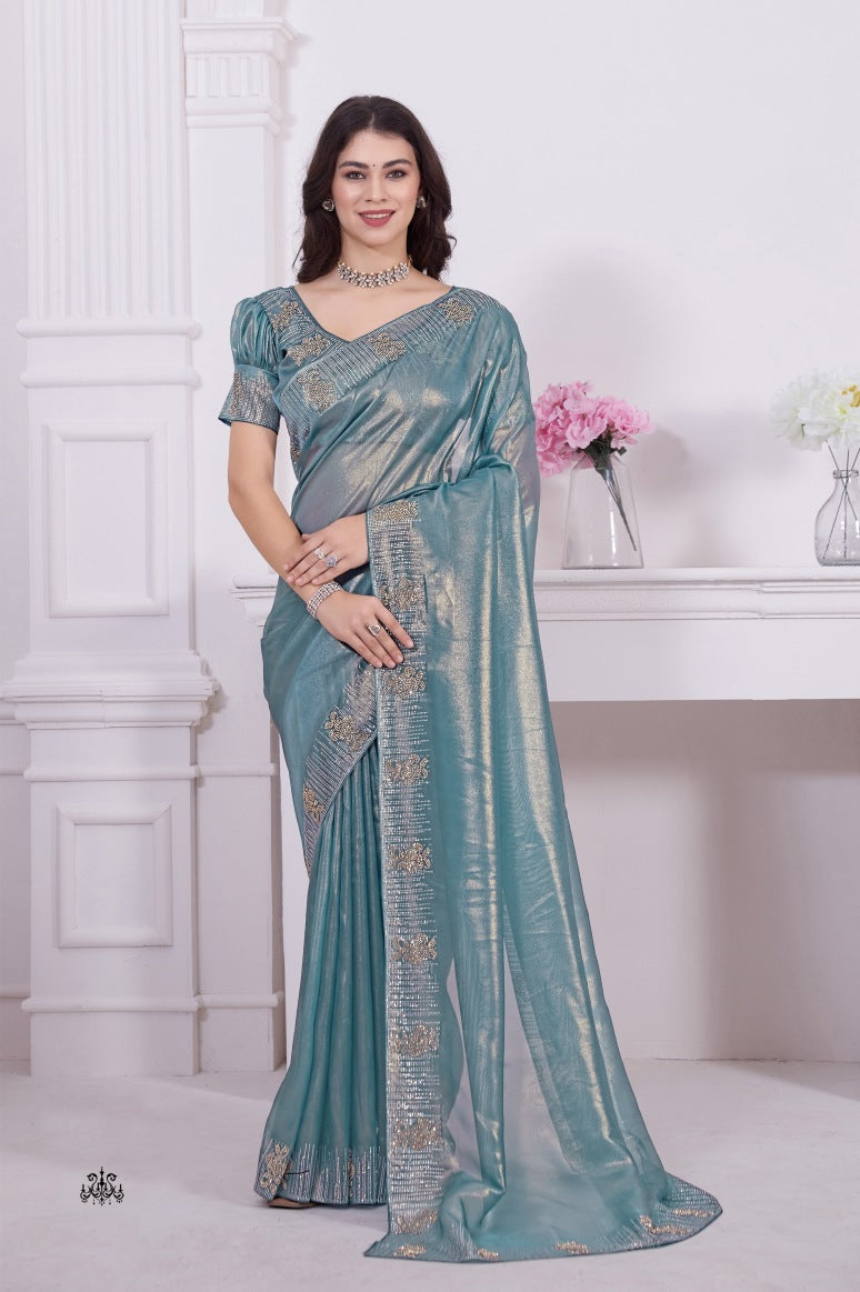 Georgette Silk Saree