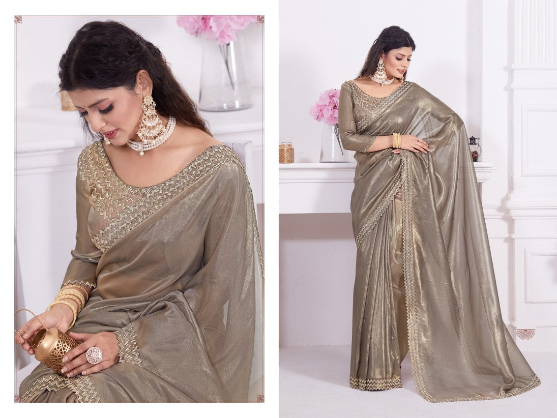 Georgette Silk Saree