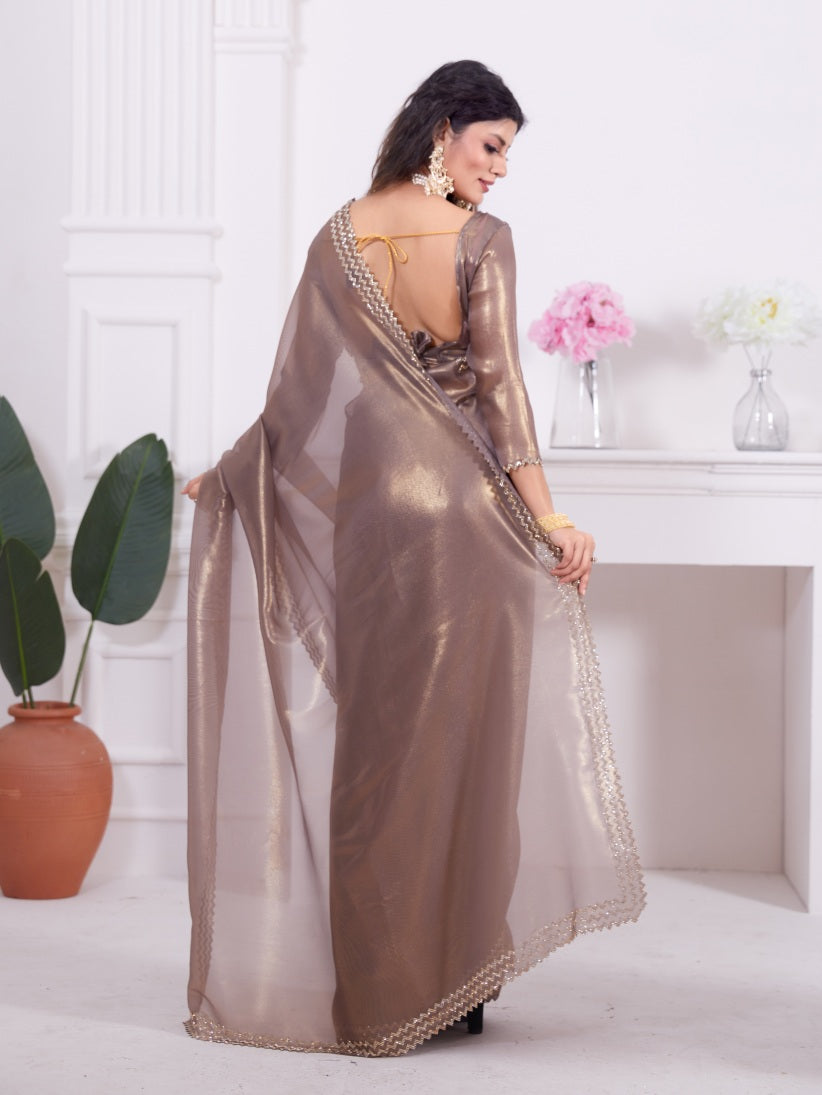 Georgette Silk Saree