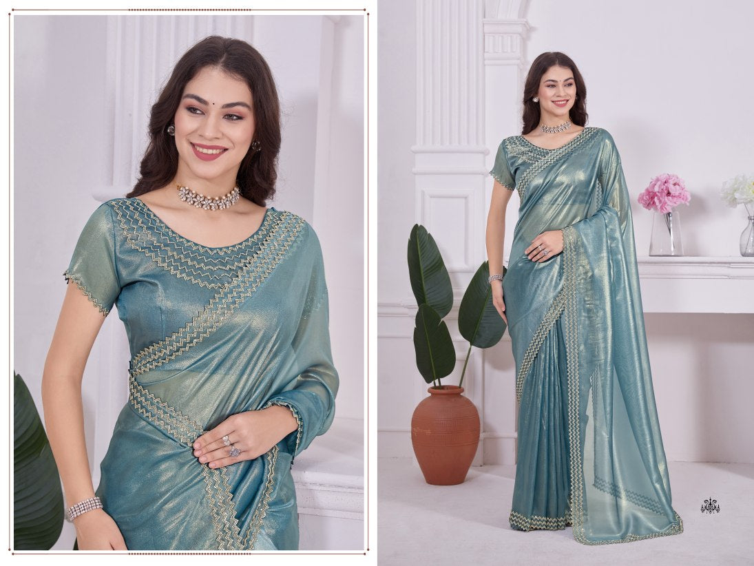 Georgette Silk Saree