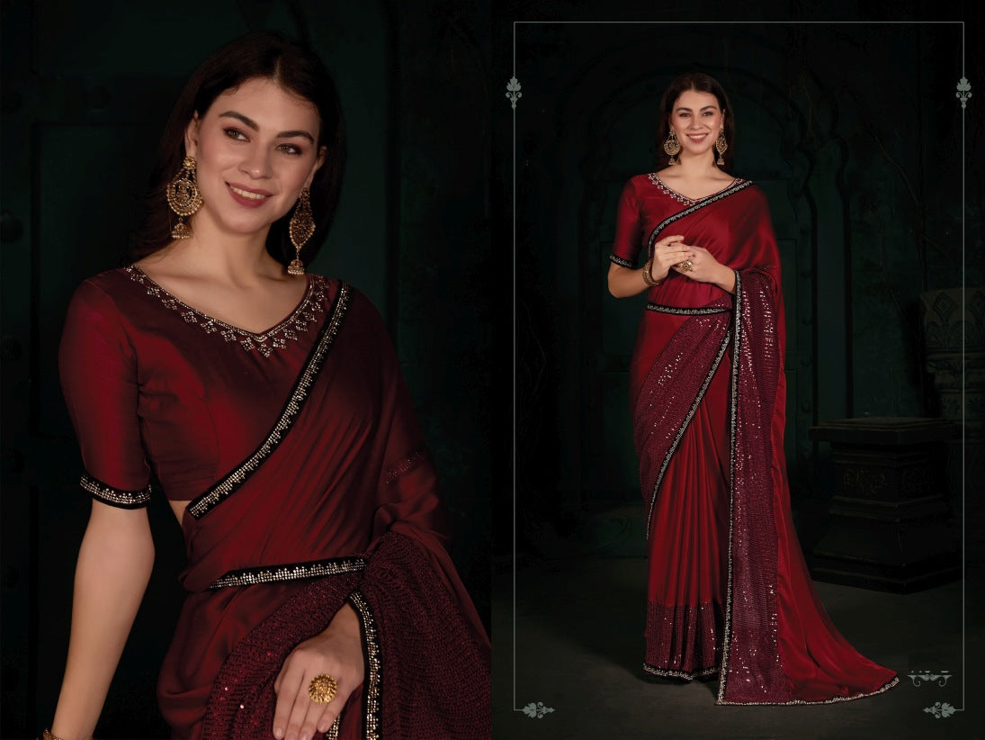 Pure Chiffon Silk Saree