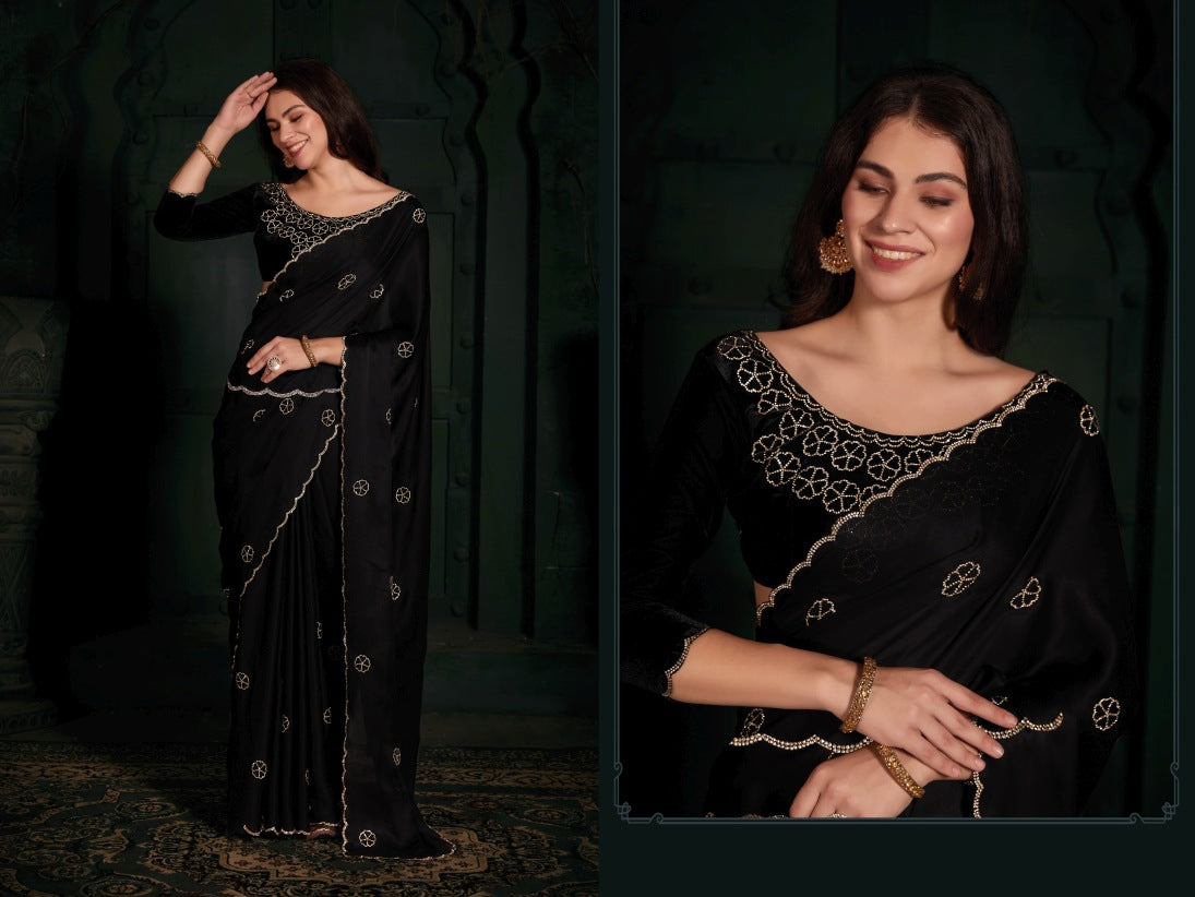 Pure Chiffon Silk Saree