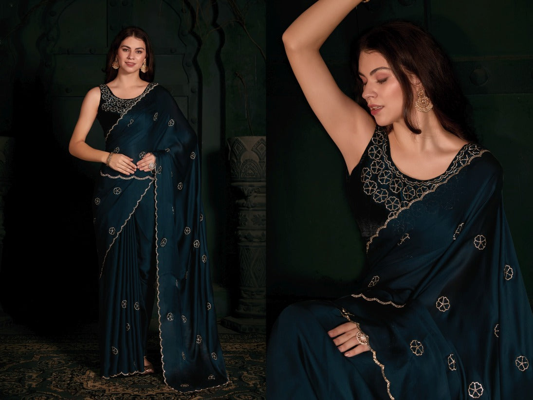 Pure Chiffon Silk Saree