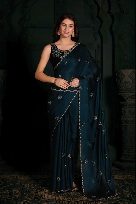 Pure Chiffon Silk Saree