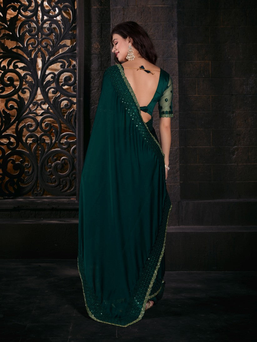 Pure Chiffon Silk Saree