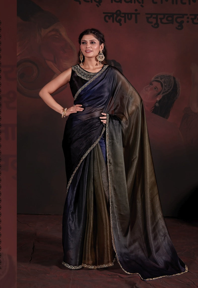 Pure Chiffon Silk Saree