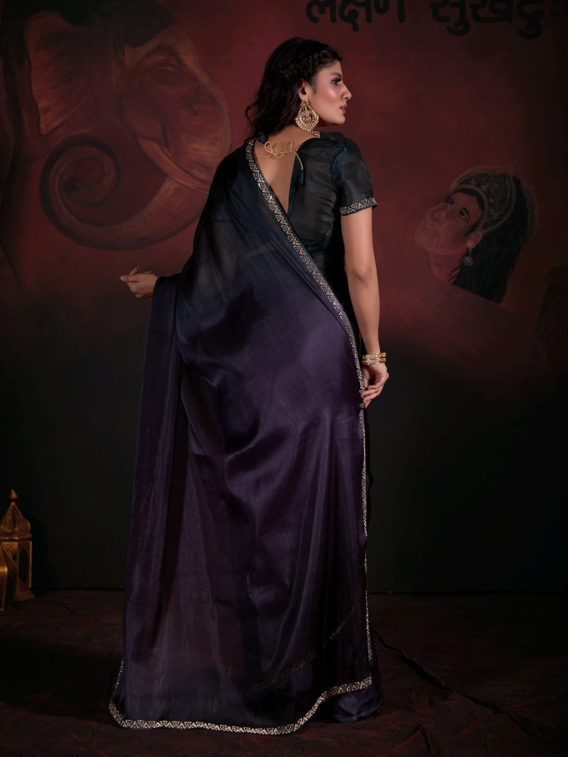 Pure Chiffon Silk Saree