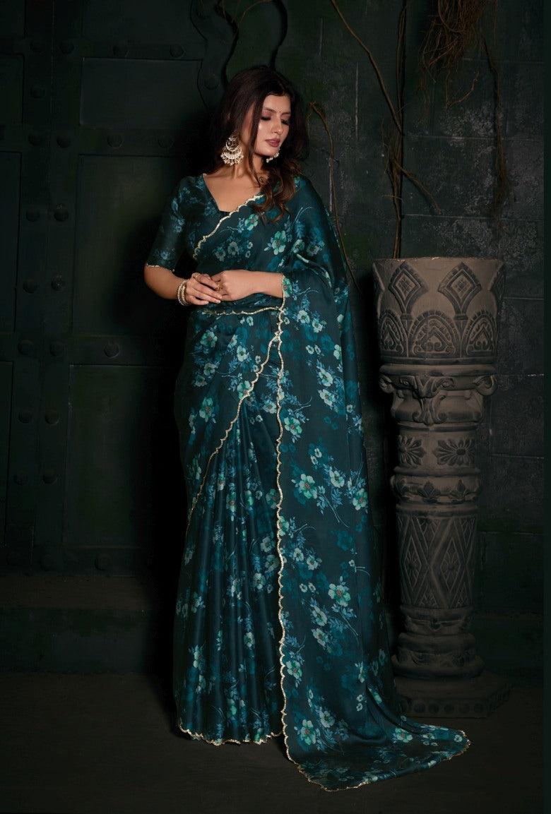 Pure Chiffon Silk Saree