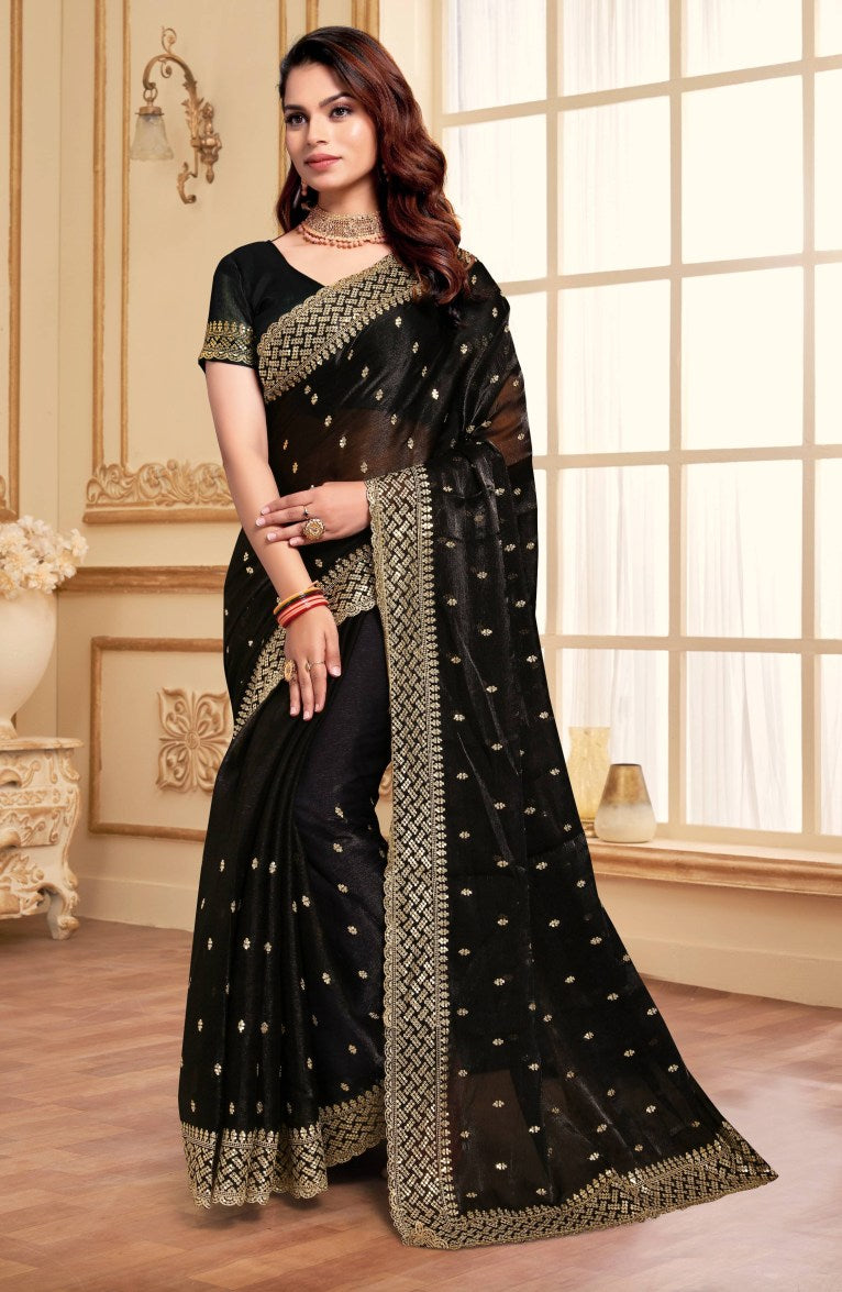 Catalog Designer Embroidery Work Saree