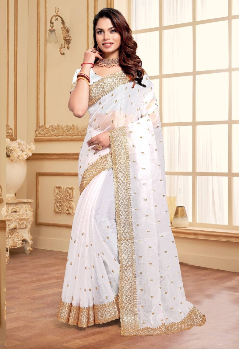 Catalog Designer Embroidery Work Saree