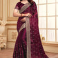 Catalog Designer Embroidery Work Saree