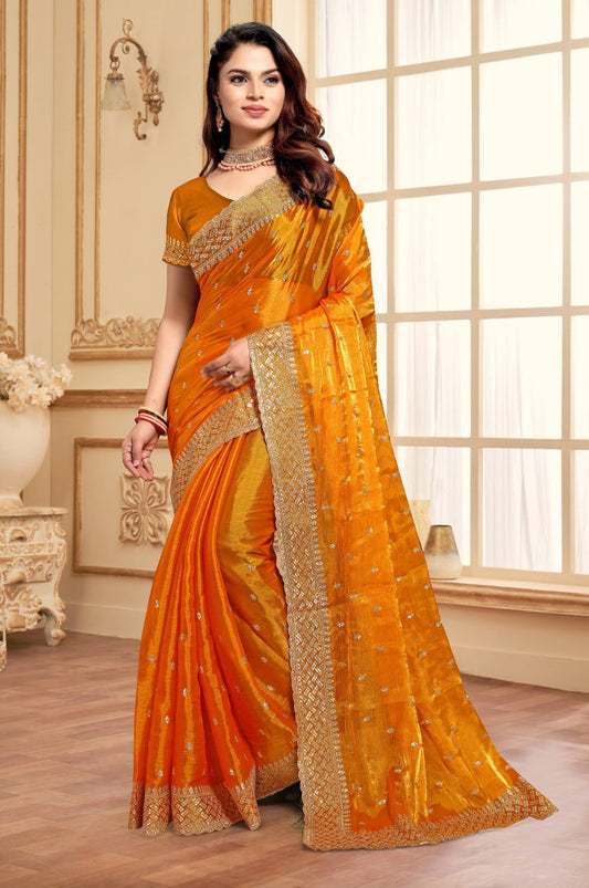 Catalog Designer Embroidery Work Saree