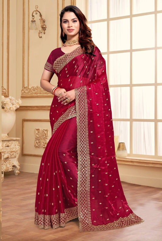 Catalog Designer Embroidery Work Saree