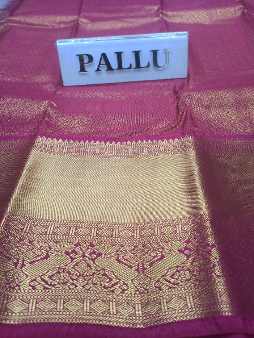 Pure kadial Silk Saree