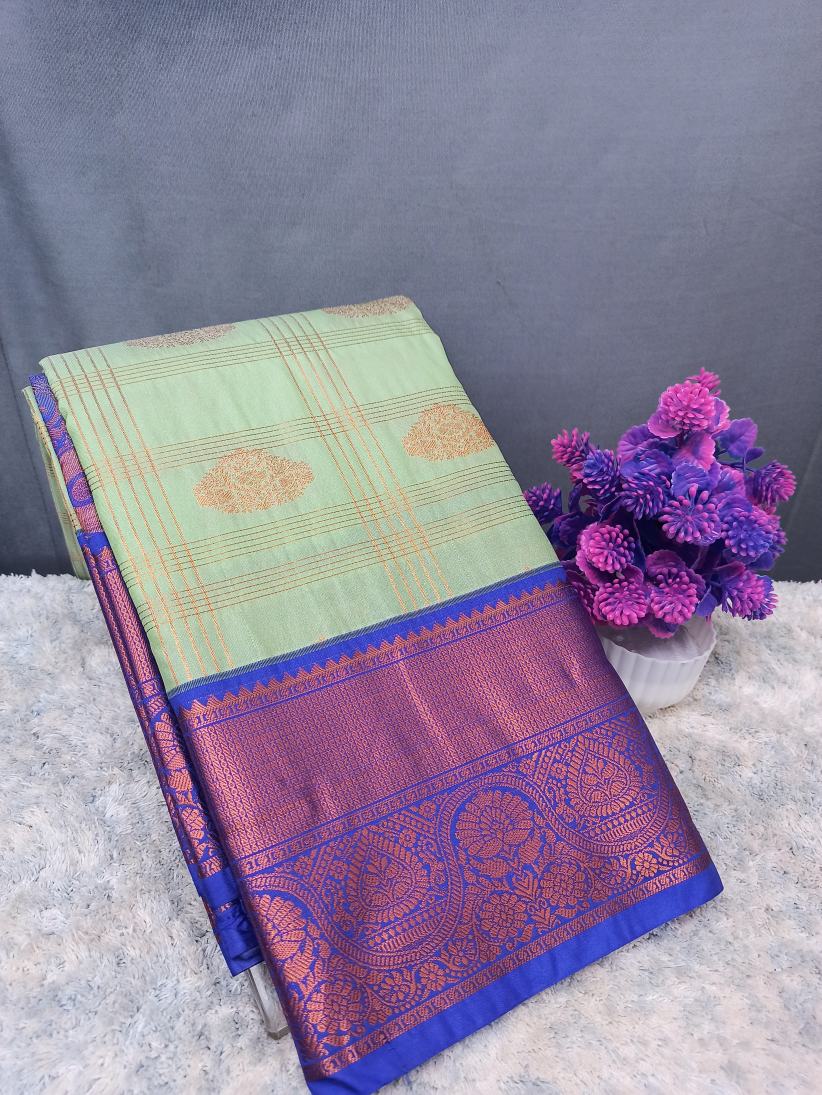 Pure kadial Silk Saree