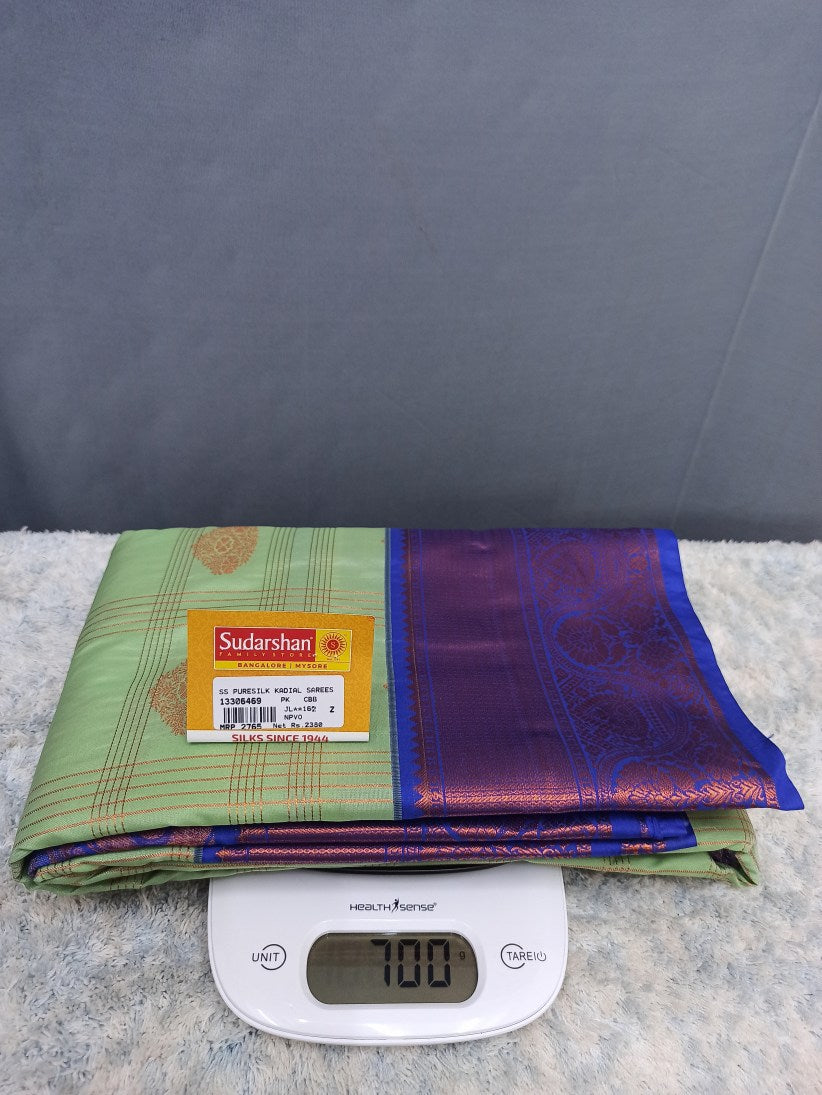 Pure kadial Silk Saree