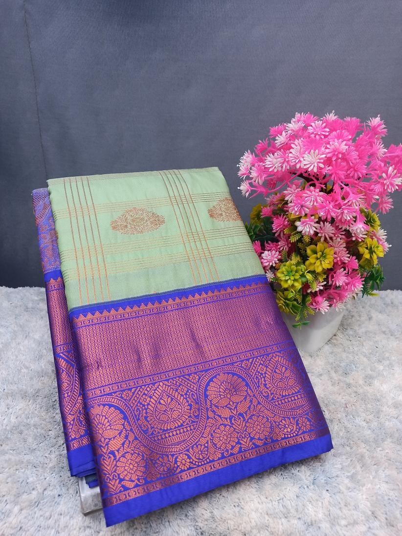 Pure kadial Silk Saree