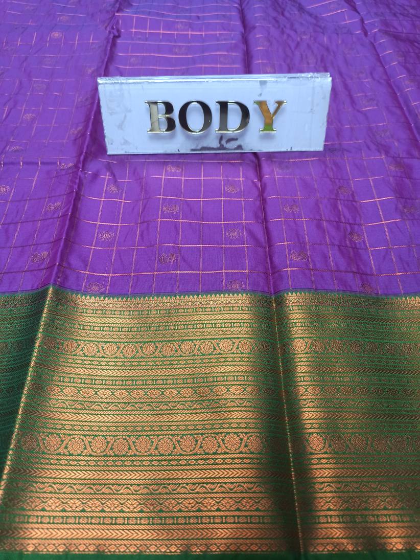 Pure kadial Silk Saree