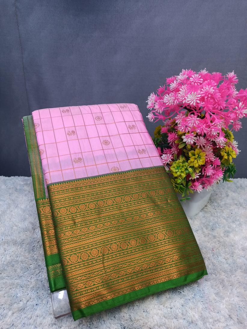 Pure kadial Silk Saree