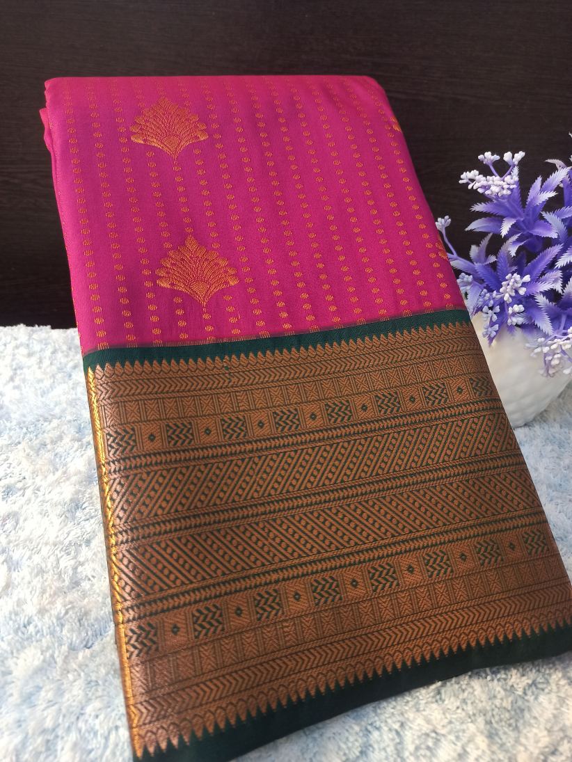 Pure kadial Silk Saree