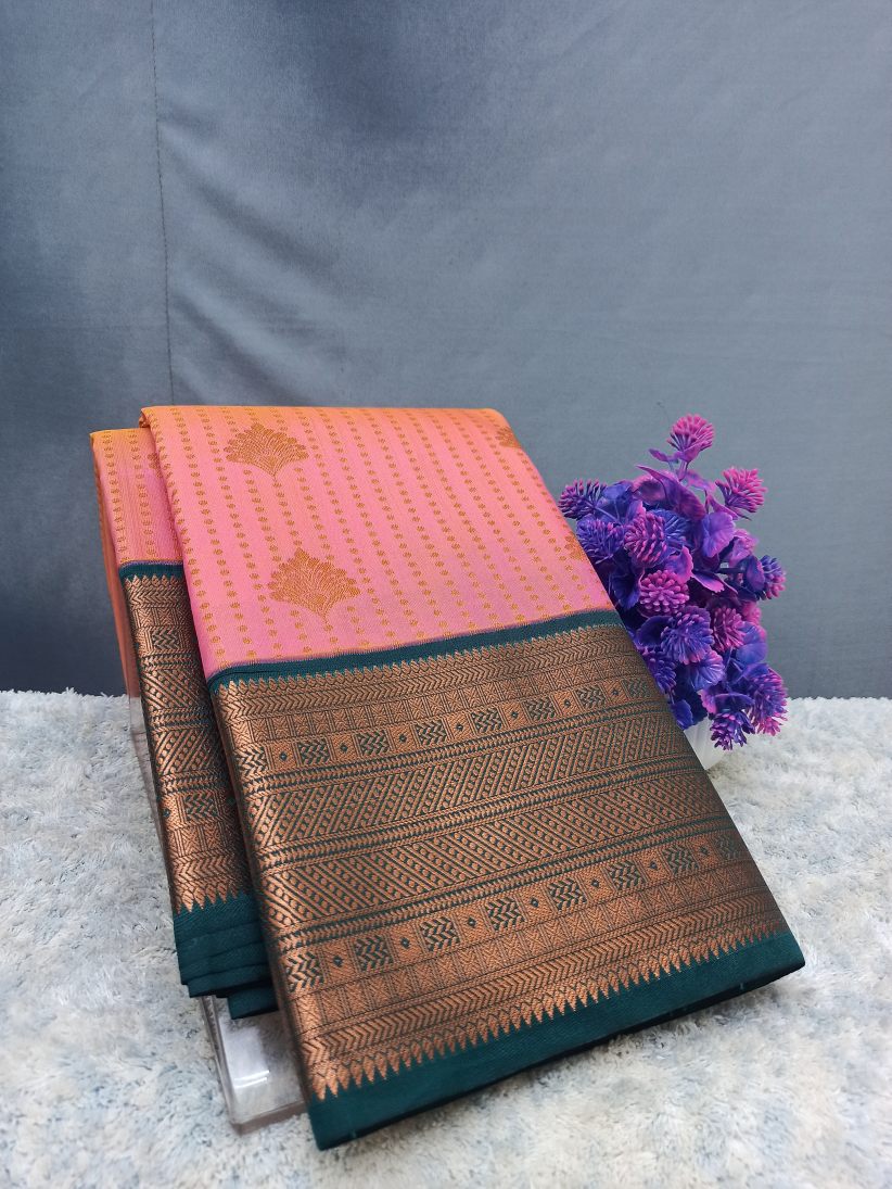 Pure kadial Silk Saree