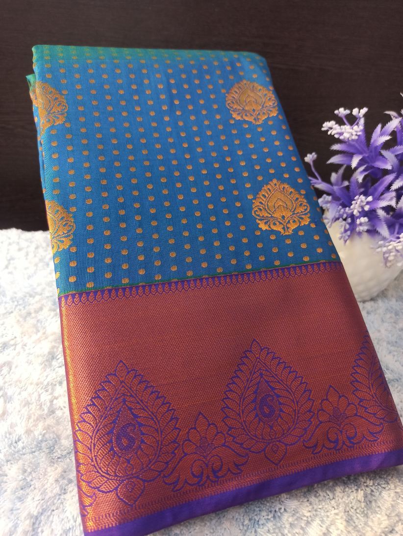 Pure kadial Silk Saree