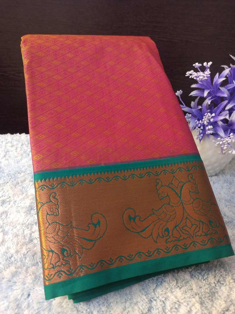 Pure kadial Silk Saree