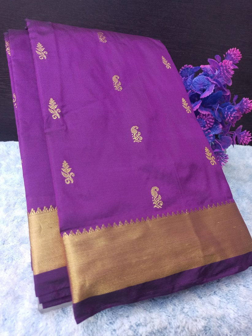 Pure kadial Silk Saree