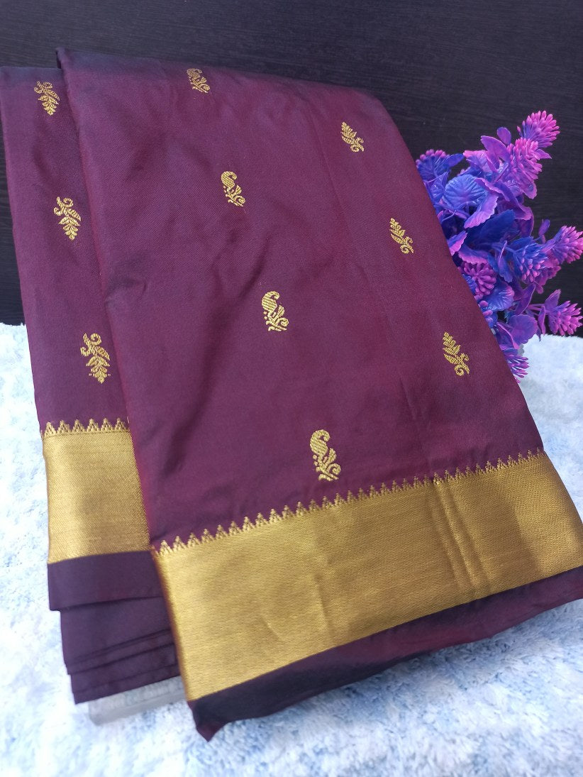 Pure kadial Silk Saree