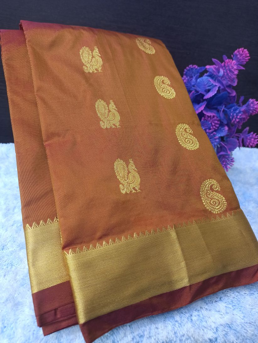 Pure kadial Silk Saree