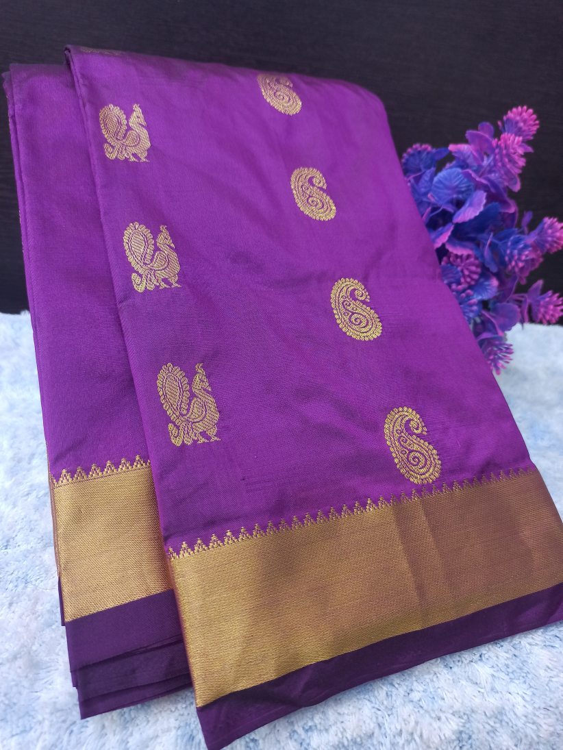 Pure kadial Silk Saree