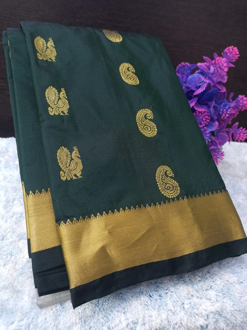 Pure kadial Silk Saree