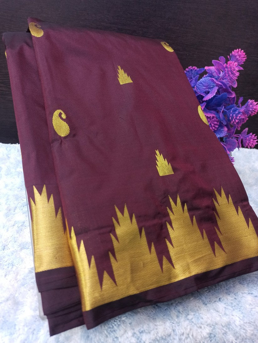 Pure kadial Silk Saree