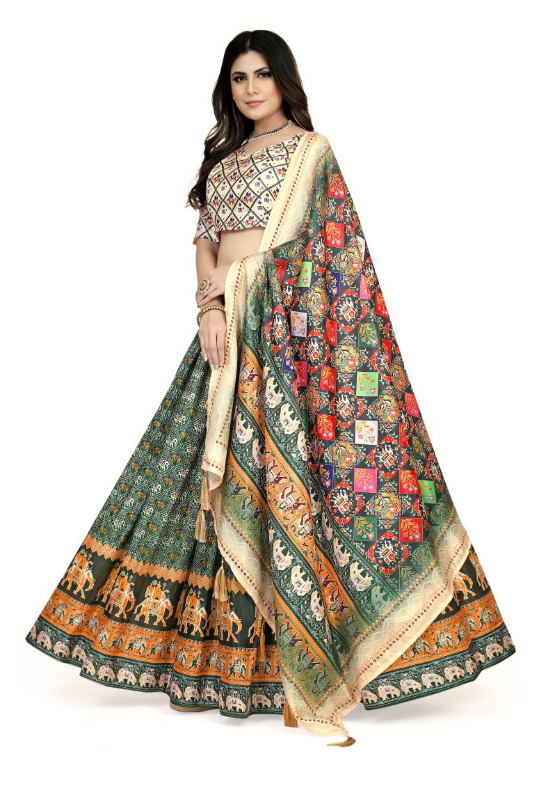 New Semi Stitiched Lehenga Choli