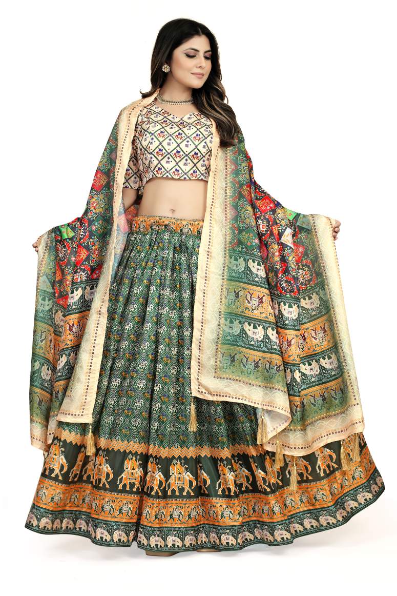 New Semi Stitiched Lehenga Choli