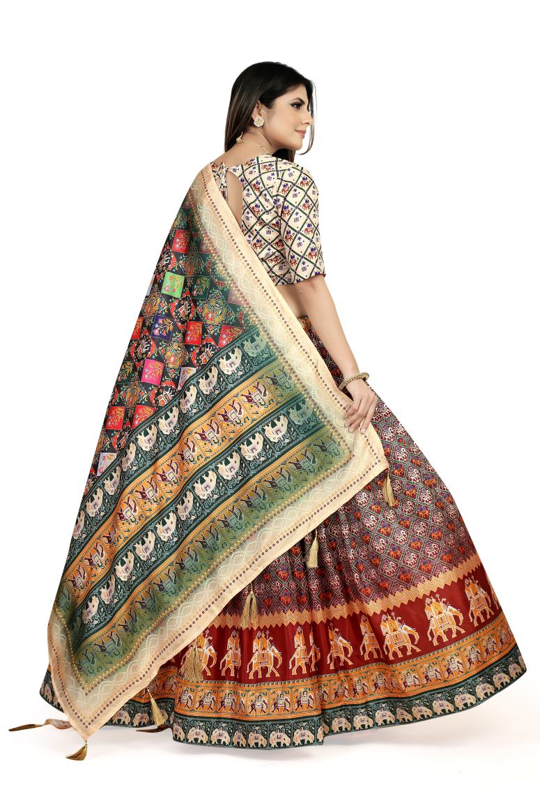 New Semi Stitiched Lehenga Choli