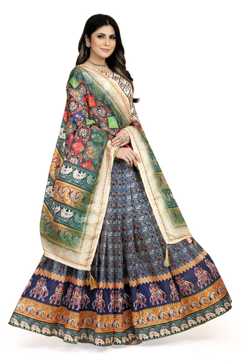 New Semi Stitiched Lehenga Choli