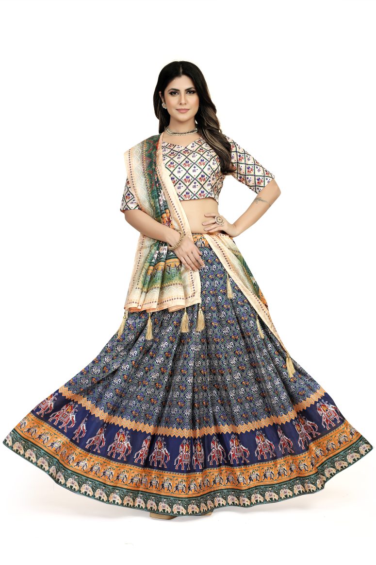 New Semi Stitiched Lehenga Choli