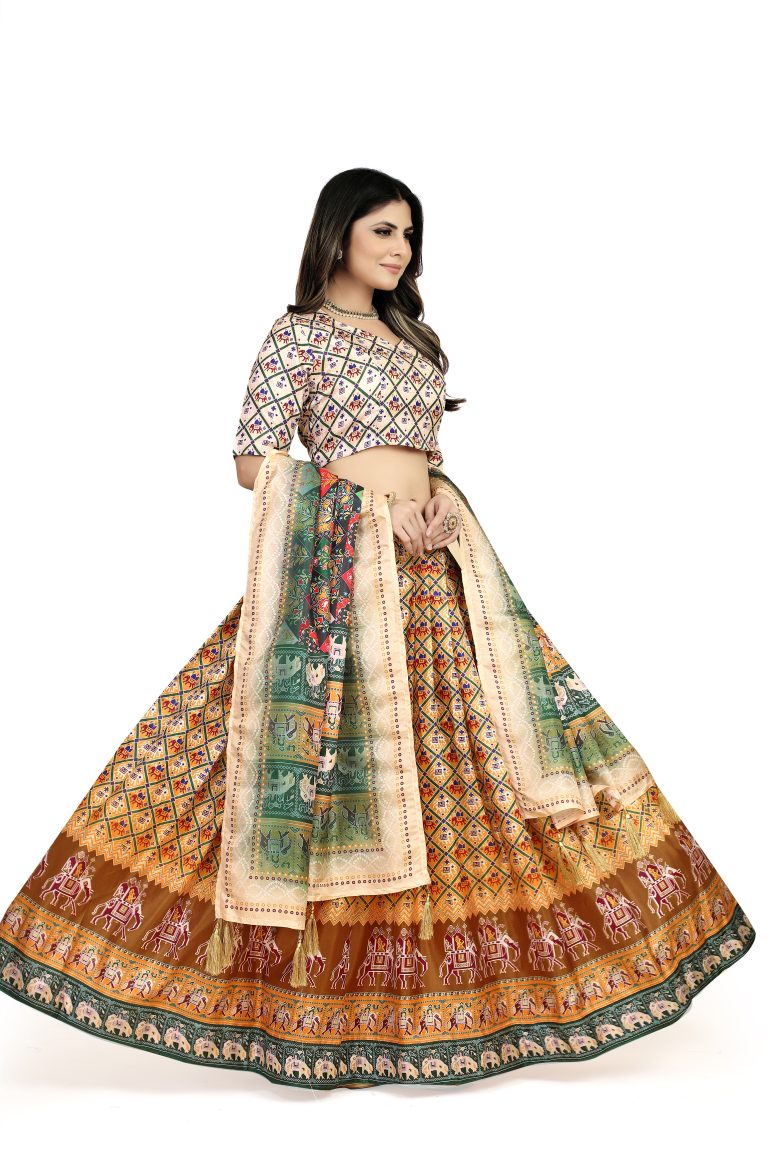 New Semi Stitiched Lehenga Choli