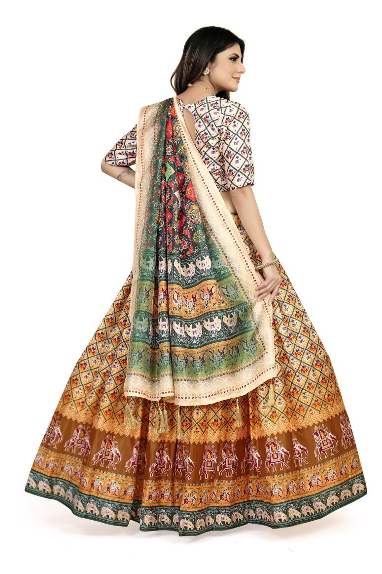 New Semi Stitiched Lehenga Choli