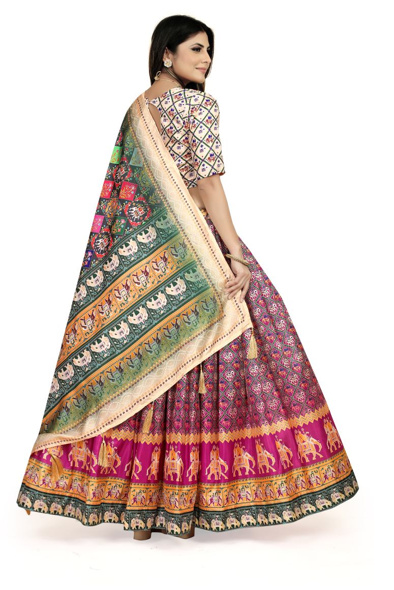 New Semi Stitiched Lehenga Choli