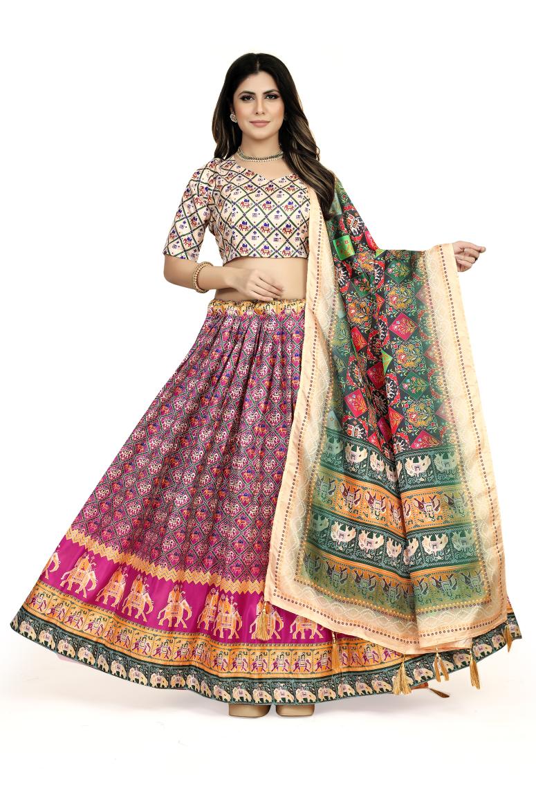 New Semi Stitiched Lehenga Choli