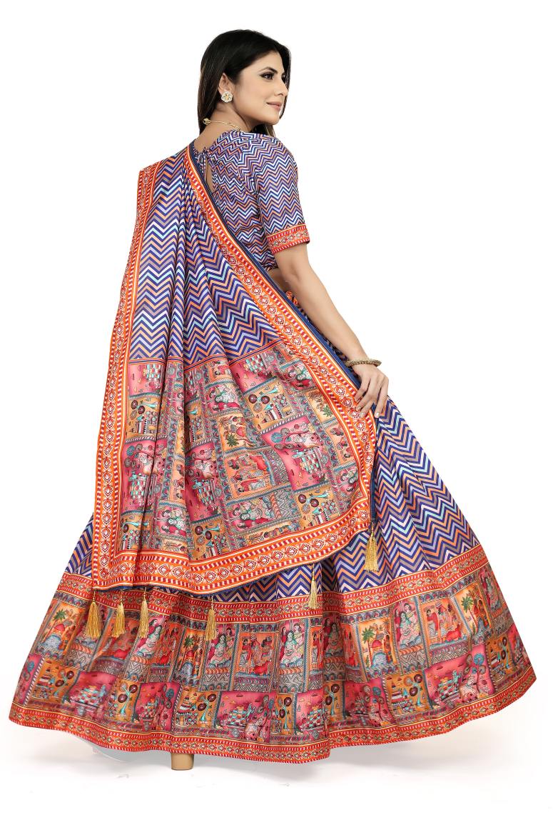 New Semi Stitiched Lehenga Choli