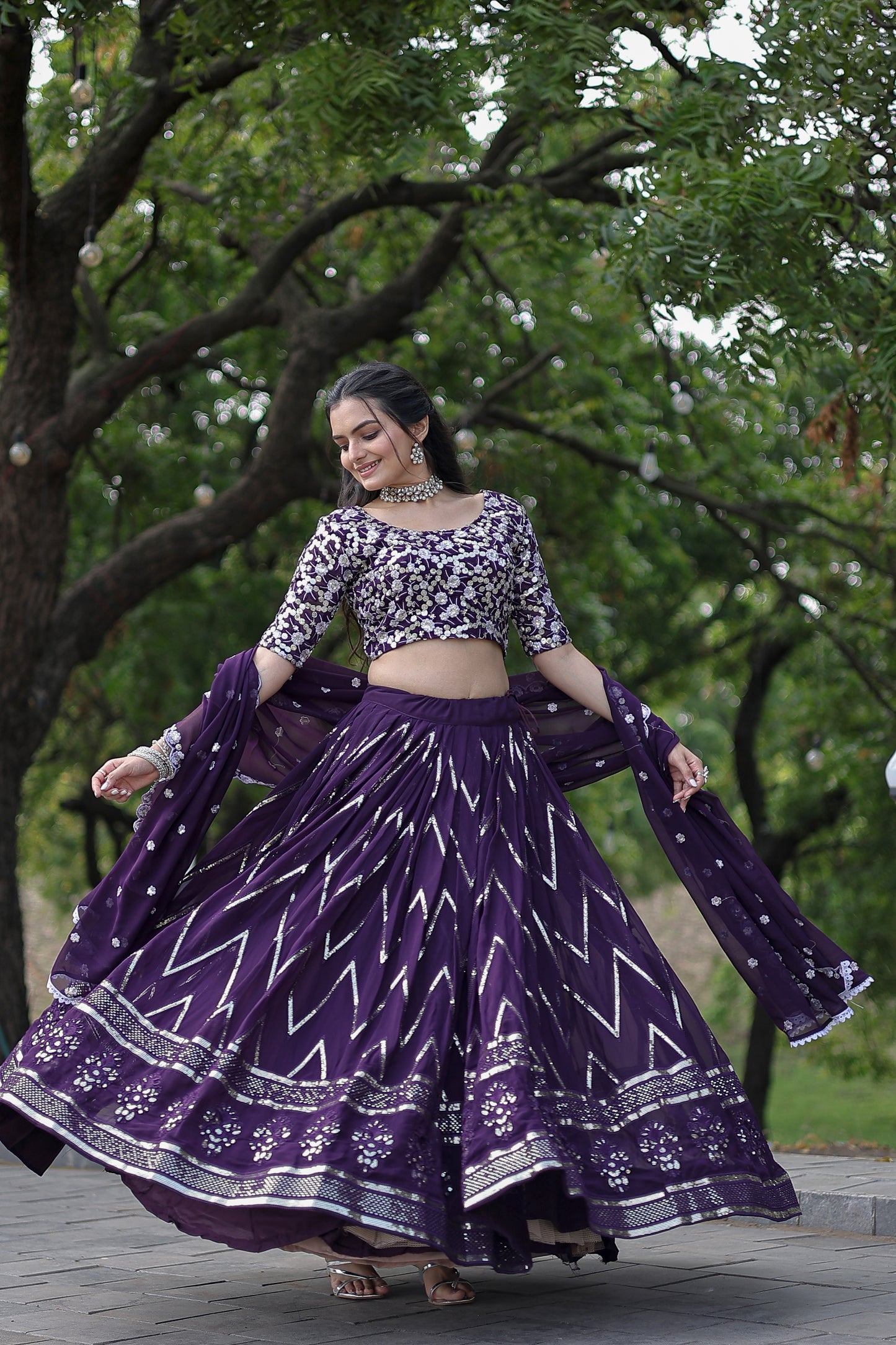 New Semi Stitiched Lehenga Choli