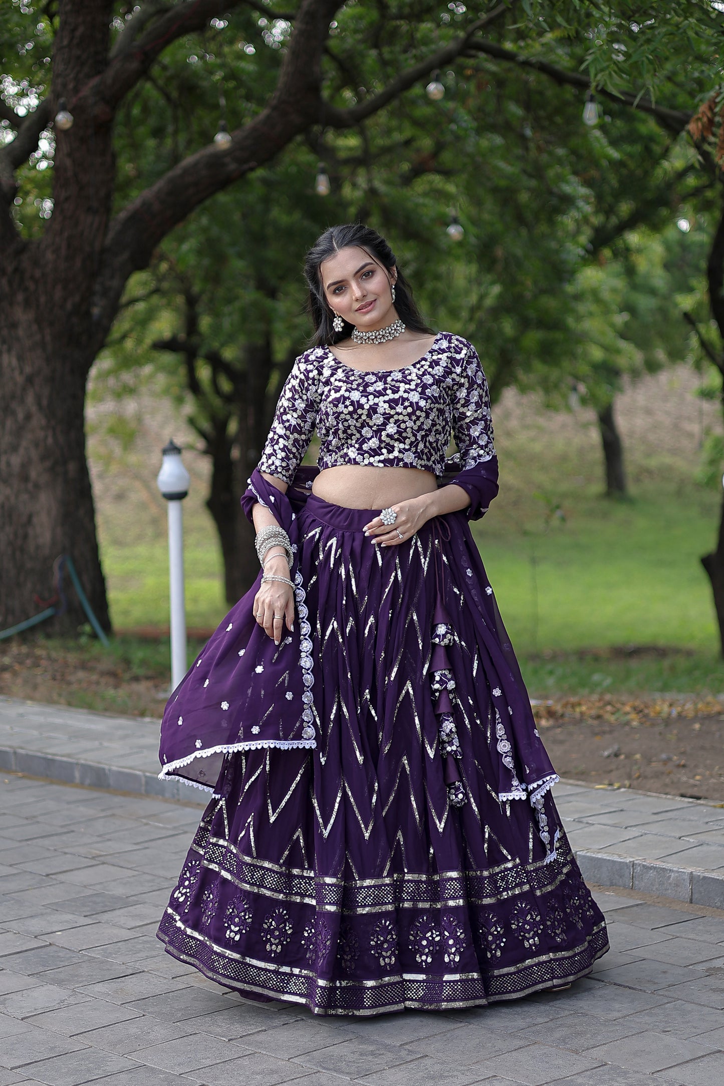 New Semi Stitiched Lehenga Choli