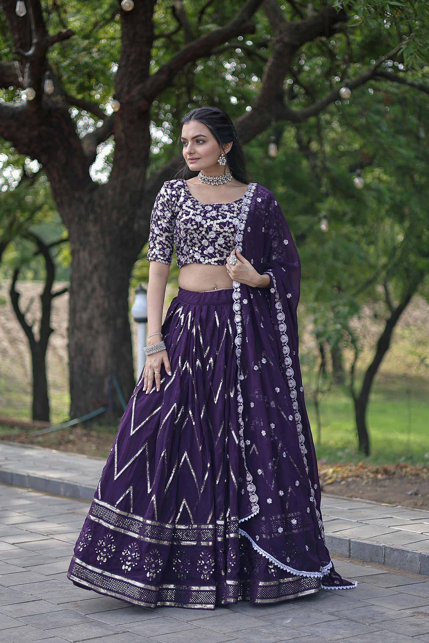 New Semi Stitiched Lehenga Choli